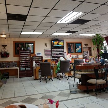 Deluxe Spa Nails - Tracy hard at work . They have all the latest products and colors. - Waxing Near Me - Mineola, Texas Deluxe Spa Nails - Tracy hard at work . They have all the latest products and colors. - Waxing Near Me - Mineola, Texas