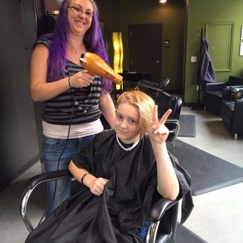 Kylei Shea Styles - Good times, look at that color, beautiful.  It was hard to move forward with the color but we did. - Hair Salons Near Me - Madison, Wisconsin