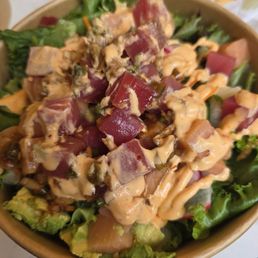 Salmon & tuna poke bowl Salmon & tuna poke bowl