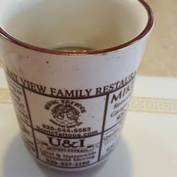 Bay View Family Restaurant - Cool coffee mugs.