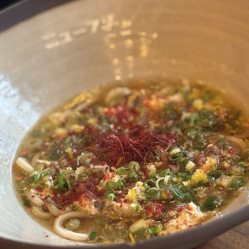 New Fuji - WAGYU BEEF TENDON YUZU UDON - Japanese Near Me - Vancouver, British Columbia