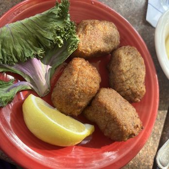 Columbia Restaurant - Crab croquetts.  Super spicy do not order unlcess you like heat.  Physically made me Cry! - Spanish Near Me - Celebration, Florida