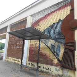 Estación Rosario Oeste - Genial el mural!