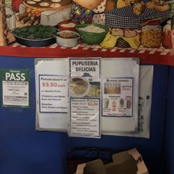 Pupuseria Delicias - 3.50 for whichever pupusa you would like