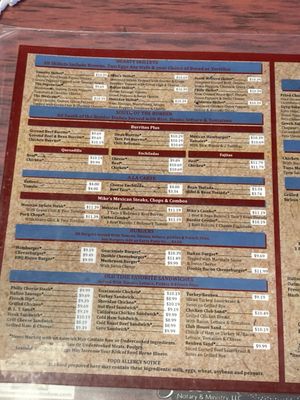 Menu photo 4 Mike's Cafe Englewood, CO