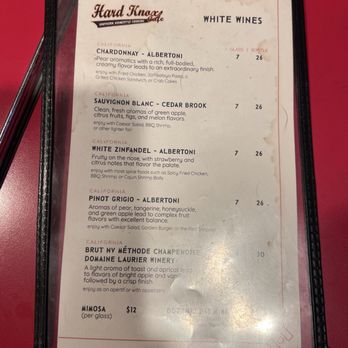 Hard Knox Cafe - 9/10/26 FYI. Menu - Soul Food Near Me - San Francisco, California