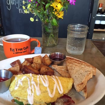 Fig Tree Cafe - Check out those fresh flowers! - Breakfast & Brunch Near Me - San Diego, California Fig Tree Cafe - Check out those fresh flowers! - Breakfast & Brunch Near Me - San Diego, California