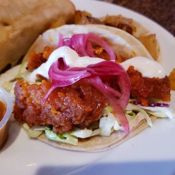 Madero 1899 - Buffalo Chicken Taco. $3.00. - Mexican Near Me - Fullerton, California Madero 1899 - Buffalo Chicken Taco. $3.00. - Mexican Near Me - Fullerton, California