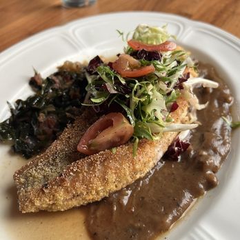 Restaurant Claudine - Snapper/Collard Greens - French Near Me - San Antonio, Texas Restaurant Claudine - Snapper/Collard Greens - French Near Me - San Antonio, Texas