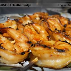 Costco Wholesale - Grilled shrimp skewers - Dinner is served!