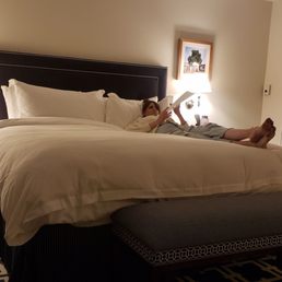 Relaxing in our super comfy bed at the el Prado Hotel! Relaxing in our super comfy bed at the el Prado Hotel!