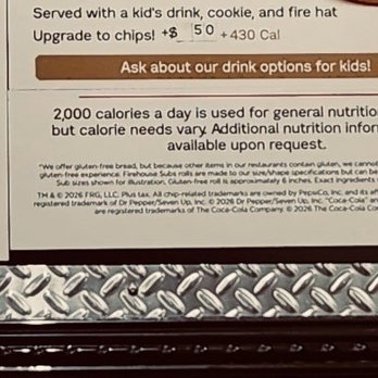 Firehouse Subs - Kids menu - Sandwiches Near Me - Temecula, California