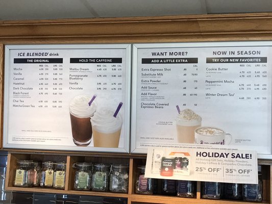 Menu photo 2 The Coffee Bean & Tea Leaf Ventura, CA Menu photo 2 The Coffee Bean & Tea Leaf Ventura, CA