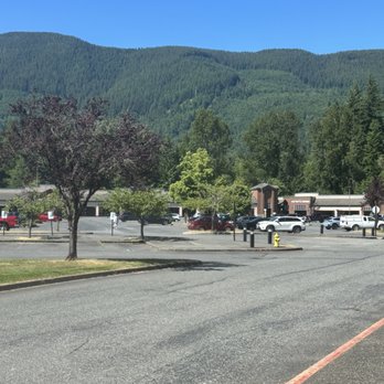 North Bend Premium Outlets - Parking Lot View - Shopping Centers Near Me - North Bend, Washington
