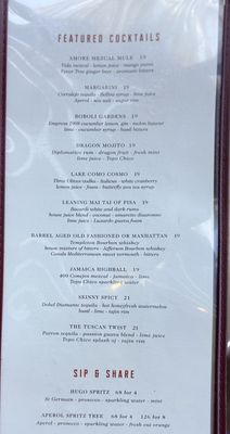 Menu photo 4 Lucrezia La Jolla San Diego, CA Menu photo 4 Lucrezia La Jolla San Diego, CA