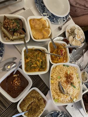 Photo of Selamat Makan Indonesisch Restaurant - Utrecht, UT, NL. So much food! Delicious