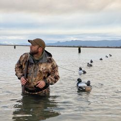 Adventures With Mayhem Outfitters - Diver hunting on the Big Columbia. Can't beat the views.