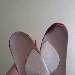 Foot Solutions Toledo - Inserts after 2 months of normal use. No where near the 3 years I was told the would last.