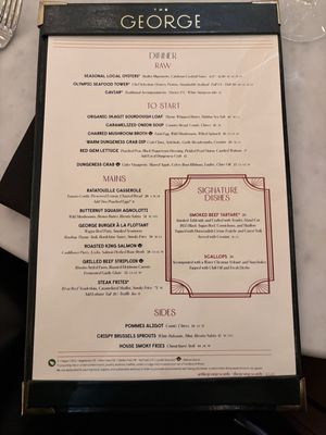 Menu photo 6 The George Seattle, WA Menu photo 6 The George Seattle, WA