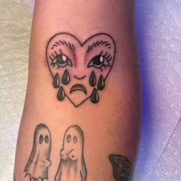 Crying heart done by Sarah Crying heart done by Sarah
