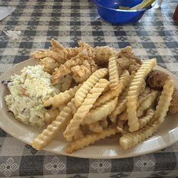Cajun Catfish House - Fried Shrimp plate