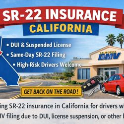 IIS Insurance Services - Providing SR-22 insurance in California with same-day DMV filing for drivers with suspended licenses and DUI requirements