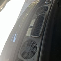Revolution Autosport - Hard to see but there is a plastic panel missing to the right of the right purge fan.
