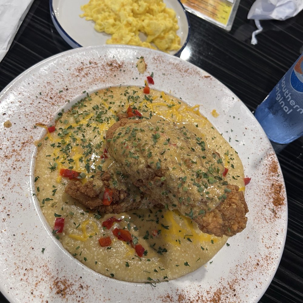 Catfish & Grits with a side of Eggs Catfish & Grits with a side of Eggs