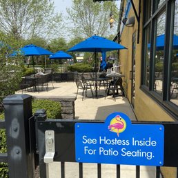 Outside patio.  Nice!!