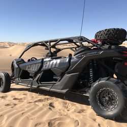 Fun and Sun Rentals - UTV Rental Riding in the sand dunes in Glamis CA. Can-Am X3 UTV Performed amazing!