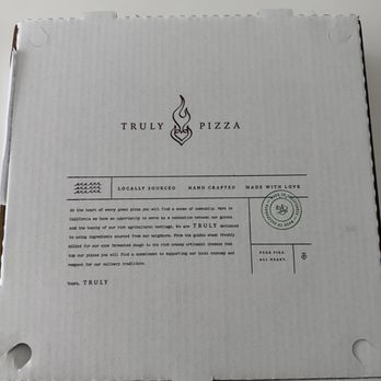 Truly Pizza - Pizza Box - Pizza Near Me - Dana Point, California