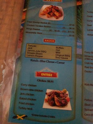 Menu photo 4 The Reggae Grill Cayce, SC