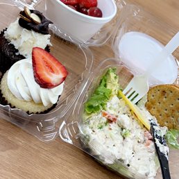 Chicken Salad Stuffed Avocado Fruit Cup Chicken Salad Stuffed Avocado Fruit Cup