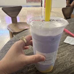 Taro ice blended pudding Taro ice blended pudding