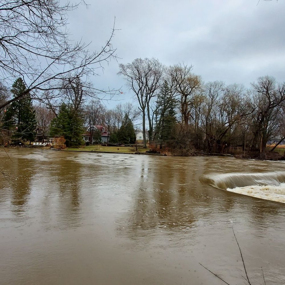 Kletzsch Park - Moving swiftly and the water is way up! - Parks Near Me - Glendale, Wisconsin Kletzsch Park - Moving swiftly and the water is way up! - Parks Near Me - Glendale, Wisconsin