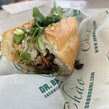 Dr Banh Mi - One half of the Banh Mi. Sooo good. - Vietnamese Near Me - San Antonio, Texas Dr Banh Mi - One half of the Banh Mi. Sooo good. - Vietnamese Near Me - San Antonio, Texas