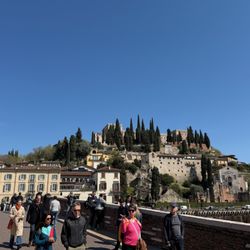 Funicolare di Verona - Funicular to the top of that hill there