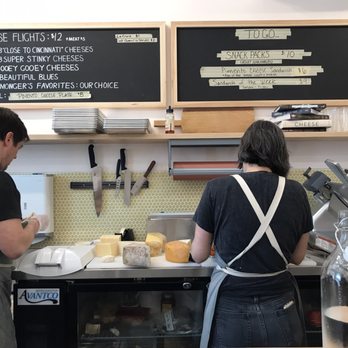 The Rhined - View from the countertop as they prepare our delicious cheese trays. - Cheese Shops Near Me - Cincinnati, Ohio The Rhined - View from the countertop as they prepare our delicious cheese trays. - Cheese Shops Near Me - Cincinnati, Ohio