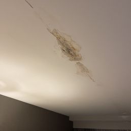 Hotel room roof with water damage and significant mold. Awesome! Hotel room roof with water damage and significant mold. Awesome!
