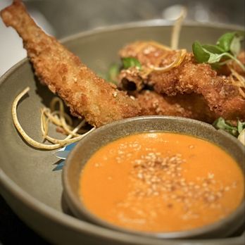 The Anchovy Bar - tried fresh anchovies, corne di toro-tomato vinaigrette - Seafood Near Me - San Francisco, California The Anchovy Bar - tried fresh anchovies, corne di toro-tomato vinaigrette - Seafood Near Me - San Francisco, California