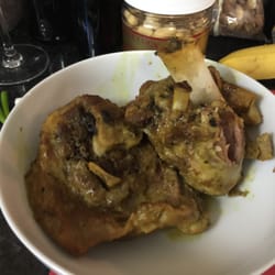 Bella Bean Organics - The pork shank was slow braised (4 hours) in unsweetenecd coconut milk, along with tumeric, cumin, corriander, lemongrass, and red pepper.