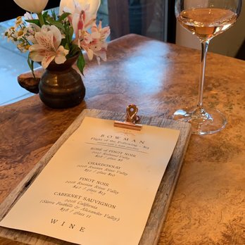 Bowman Cellars - Menu - Wine Tasting Room Near Me - Graton, California