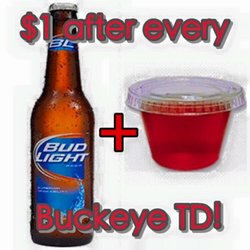 Frontrow Sports Bar - Best Buckeye party in town! Free food, huge tv's, and the biggest and best Buckeyes fans!