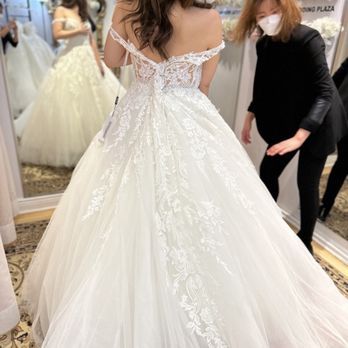 Best Total Wedding Plaza - Looking at the detailing of the back of my dress - Formal Wear Near Me - Flushing, New York