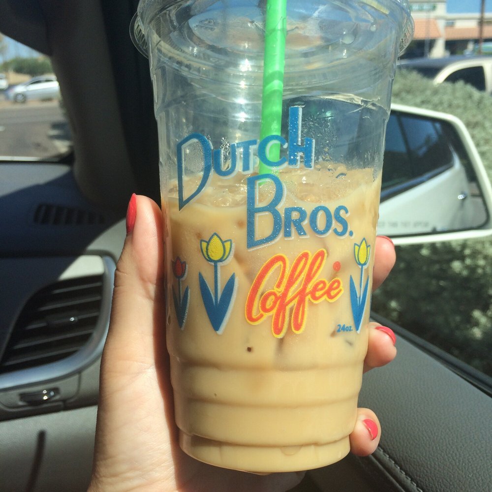 Dutch Bros Coffee - Iced Vanilla Latte! So creamy! - Coffee & Tea Near Me - Phoenix, Arizona Dutch Bros Coffee - Iced Vanilla Latte! So creamy! - Coffee & Tea Near Me - Phoenix, Arizona
