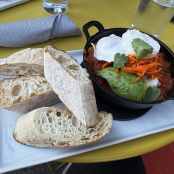 Clark Point Cafe - Shakshuka!!!! It was amazing. - Bakeries Near Me - Southwest Harbor, Maine