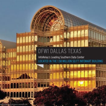 InfoRelay - InfoRelay's Dallas, Texas data center facility location - The InfoMart Building, which is the biggest telecom hub in the South. - IT Services & Computer Repair Near Me - Herndon, Virginia