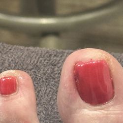 Nail Ink - It looks like a 5 year old pained my skin, oops, I mean nails.