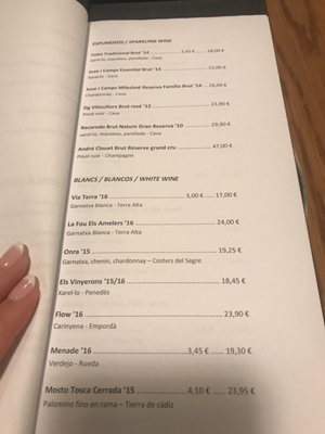 Menu photo 1 Capet Barcelona, B