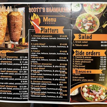 Scott's Shawarma - Menu - Delis Near Me - Richmond, Virginia